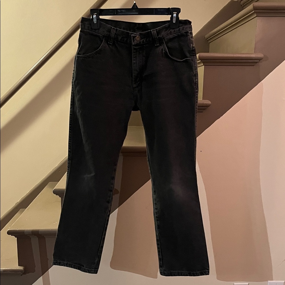 Vintage Faded Black Rustler Jeans